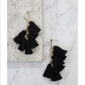 New Ettika Daydreamer Tassel Earrings